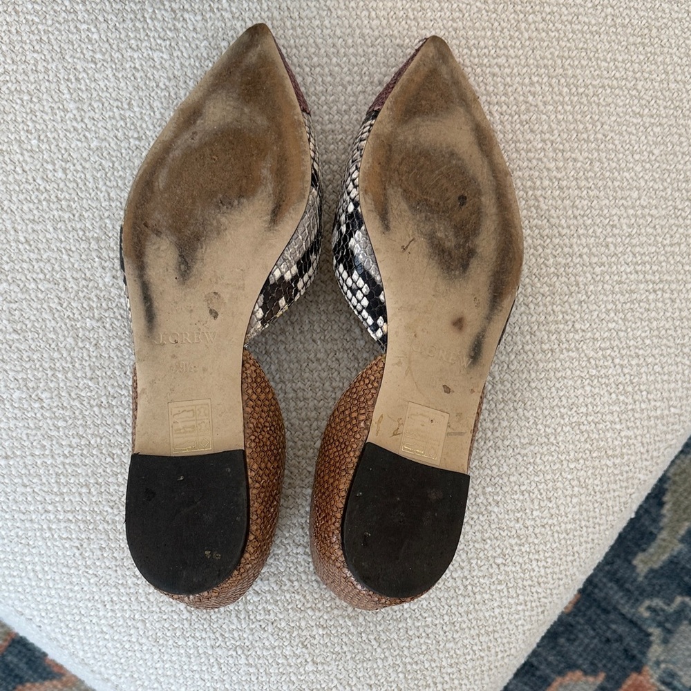 Sadie Flats in Snakeskin-Women's Shoes - Picture 4 of 4